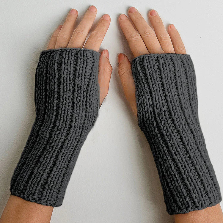 Wanderlust Wrist Warmers | Beginner Knitting Kit | Project Weekend