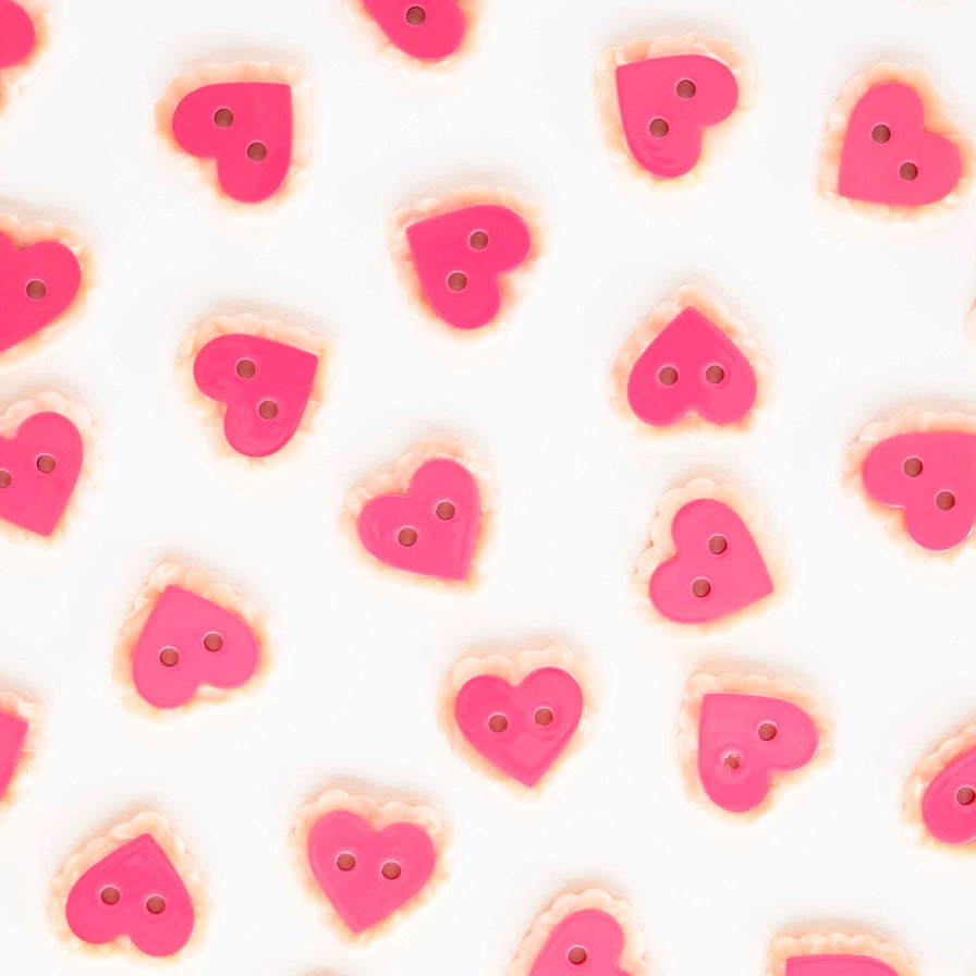 Pink Sweetheart Buttons