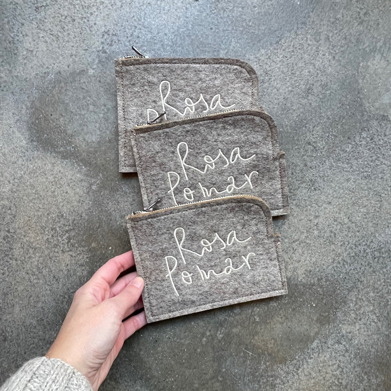 Wool Felt Accessory Purse | Retrosaria