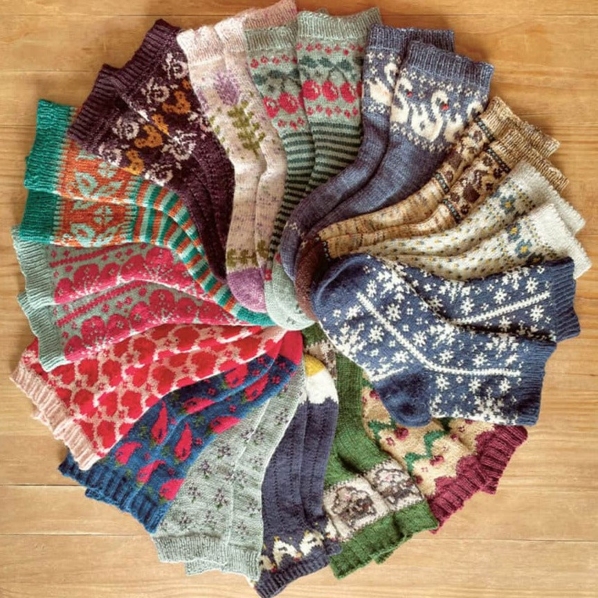 Charming Colorwork Socks | Charlotte Stone