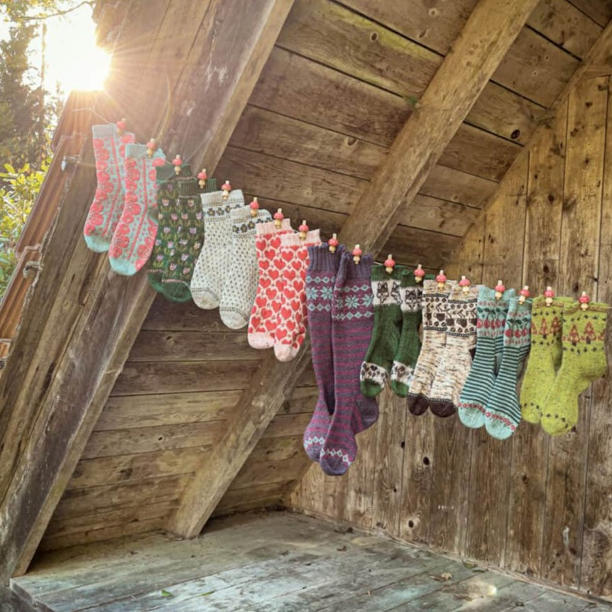 Charming Colorwork Socks | Charlotte Stone