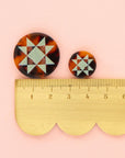 Quilt Star Buttons