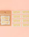 "Handmade with Love" Woven Labels | Sarah Hearts