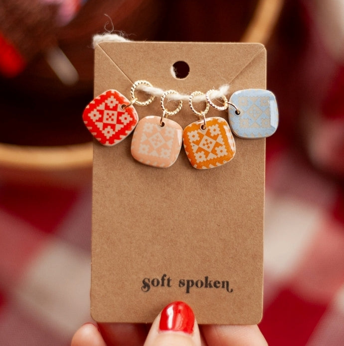 Granny Square Stitch Marker Set