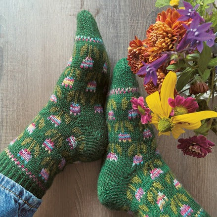 Charming Colorwork Socks | Charlotte Stone