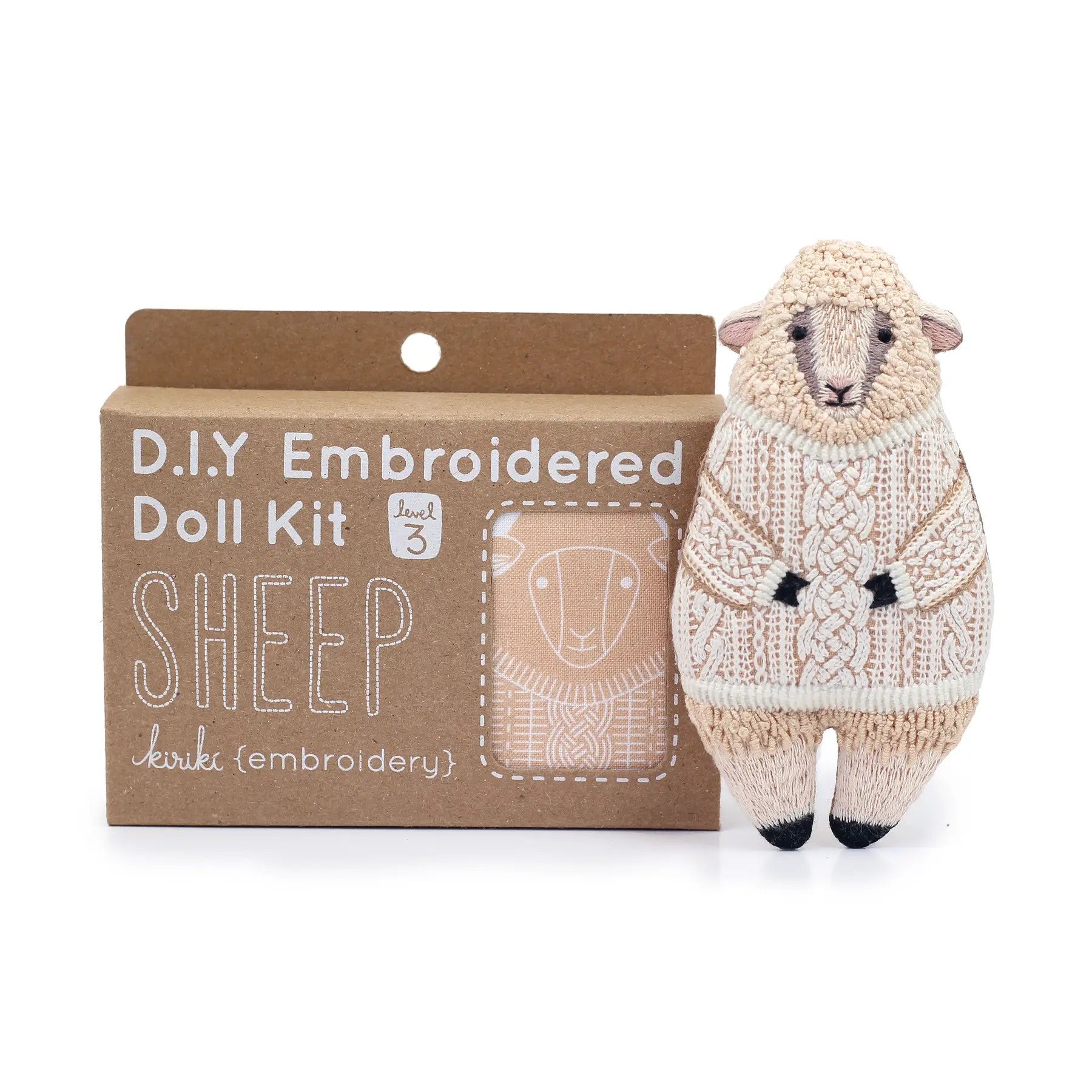 DIY Embroidered Doll Kits