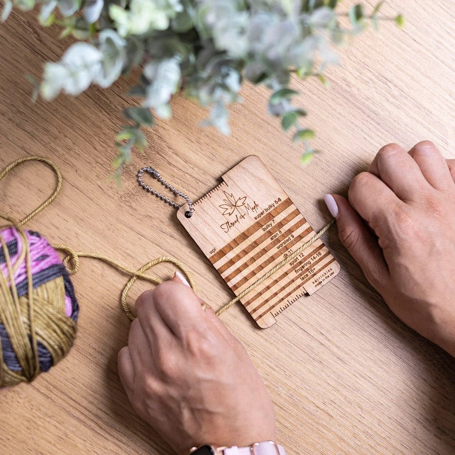 Yarn Weight Measuring Tool