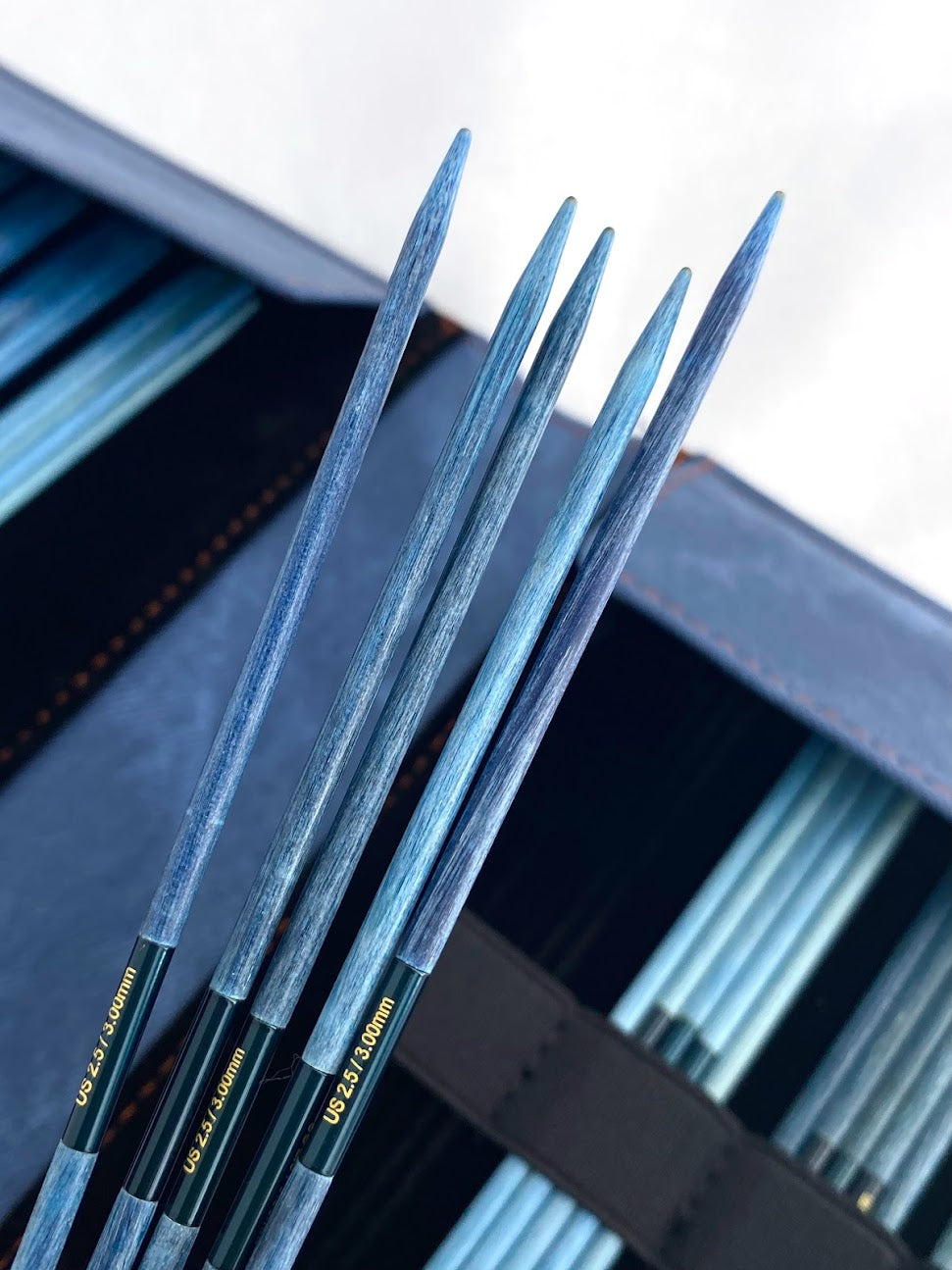 Indigo Double-Pointed Needle Set | Lykke