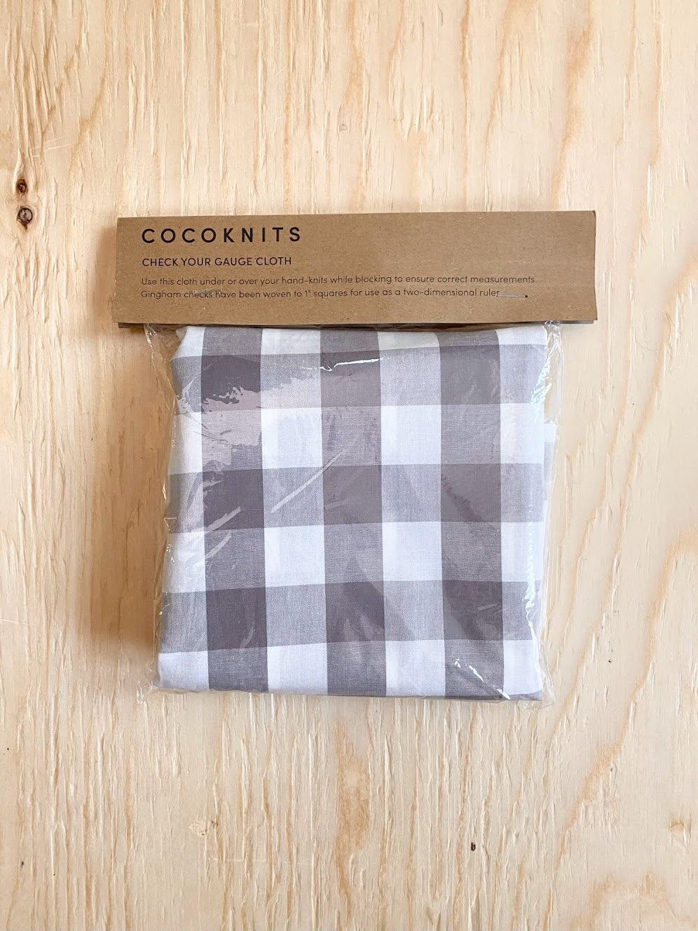 Gauge Cloth | Cocoknits